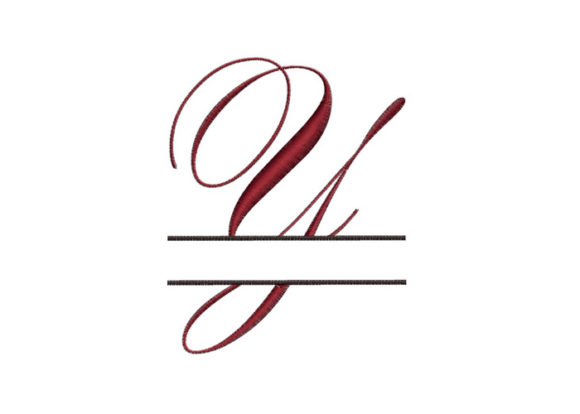 A Beautiful Split Monogram for Personalized Keepsakes