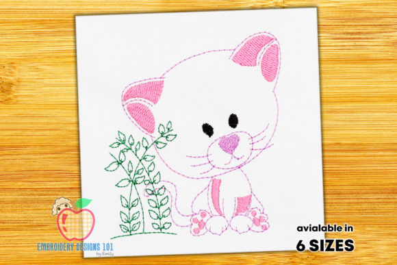 A Designer's Review: Cute Cartoon Cat with Branch