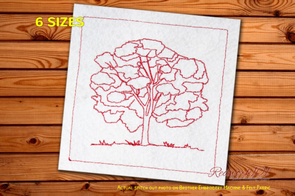 A Designer's Review of Elm Tree Redwork Embroidery