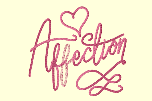 Affection Embroidery Design Review for Boutique Apparel