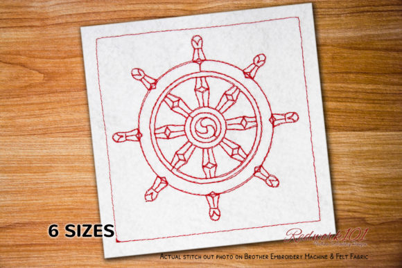 Dharma Wheel Lineart Design: A Seasonal Embroidery Review