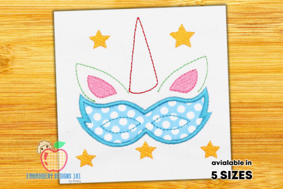 Evaluating the Mardi Gras Unicorn Face Applique