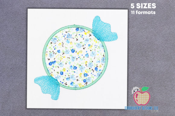 Monogram Candy Applique Pattern: A Boutique Brand's Sweetest Accent