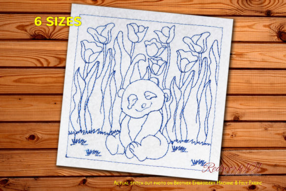 Panda Sitting in Flowers Garden: A Designer's Craft Fair Review