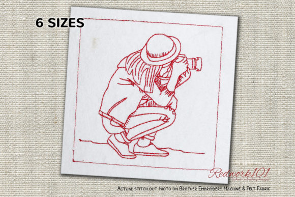 Photographer Girl Redwork: A Designer's Seasonal Review