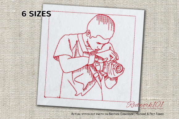 Photographer Man Bluework: A Seasonal Embroidery Review
