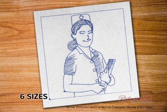 Reviewing the Happy Nurse Redwork Design for Seasonal Sales