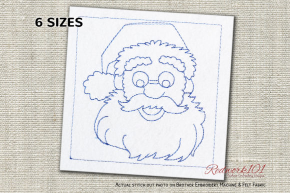 Santa Face Redwork Design: A Boutique Sweatshirt Evaluation